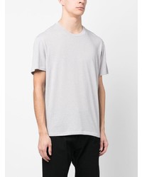 graues T-Shirt mit einem Rundhalsausschnitt von Tom Ford