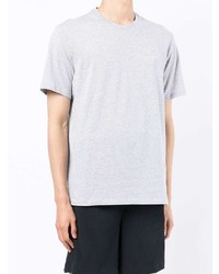 graues T-Shirt mit einem Rundhalsausschnitt von Armani Exchange