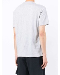 graues T-Shirt mit einem Rundhalsausschnitt von Armani Exchange