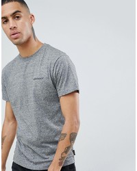 graues T-Shirt mit einem Rundhalsausschnitt von D-struct