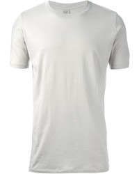 graues T-Shirt mit einem Rundhalsausschnitt von Damir Doma