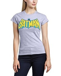 graues T-Shirt mit einem Rundhalsausschnitt von DC Universe