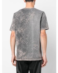 graues T-Shirt mit einem Rundhalsausschnitt von Diesel