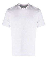 graues T-Shirt mit einem Rundhalsausschnitt von Eleventy