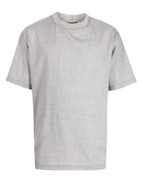 graues T-Shirt mit einem Rundhalsausschnitt von Emporio Armani