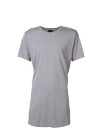 graues T-Shirt mit einem Rundhalsausschnitt von En Noir