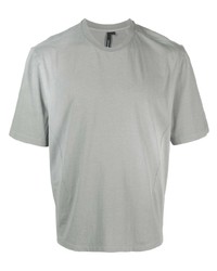 graues T-Shirt mit einem Rundhalsausschnitt von Entire studios