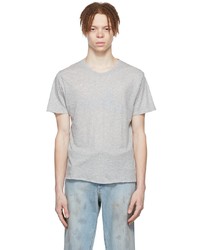 graues T-Shirt mit einem Rundhalsausschnitt von ERL