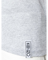 graues T-Shirt mit einem Rundhalsausschnitt von Kenzo