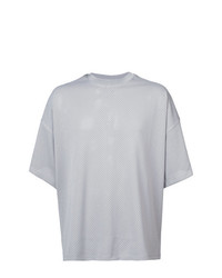 graues T-Shirt mit einem Rundhalsausschnitt von Fear Of God