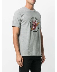 graues T-Shirt mit einem Rundhalsausschnitt von VISVIM