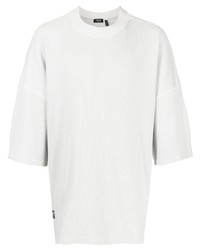 graues T-Shirt mit einem Rundhalsausschnitt von FIVE CM