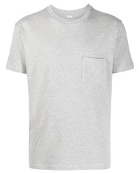 graues T-Shirt mit einem Rundhalsausschnitt von FURSAC