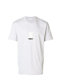graues T-Shirt mit einem Rundhalsausschnitt von Futur