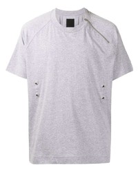 graues T-Shirt mit einem Rundhalsausschnitt von Givenchy
