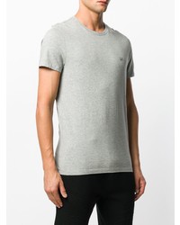 graues T-Shirt mit einem Rundhalsausschnitt von CP Company