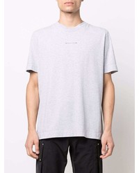 graues T-Shirt mit einem Rundhalsausschnitt von 1017 Alyx 9Sm
