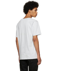 graues T-Shirt mit einem Rundhalsausschnitt von McQ