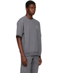 graues T-Shirt mit einem Rundhalsausschnitt von CARHARTT WORK IN PROGRESS