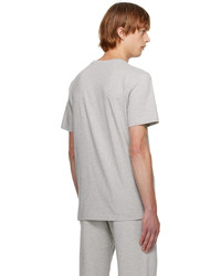 graues T-Shirt mit einem Rundhalsausschnitt von Norse Projects