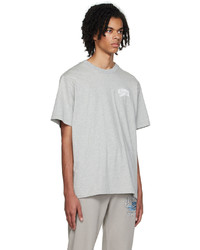 graues T-Shirt mit einem Rundhalsausschnitt von Billionaire Boys Club