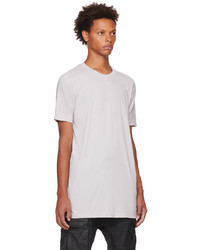 graues T-Shirt mit einem Rundhalsausschnitt von 11 By Boris Bidjan Saberi