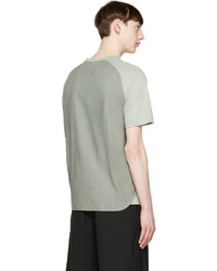 graues T-Shirt mit einem Rundhalsausschnitt von Tim Coppens