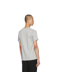 graues T-Shirt mit einem Rundhalsausschnitt von Comme Des Garcons SHIRT