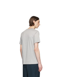 graues T-Shirt mit einem Rundhalsausschnitt von Comme Des Garcons SHIRT