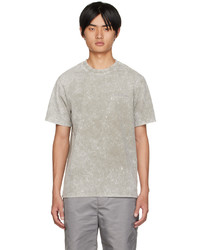 graues T-Shirt mit einem Rundhalsausschnitt von Han Kjobenhavn