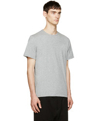 graues T-Shirt mit einem Rundhalsausschnitt von rag & bone