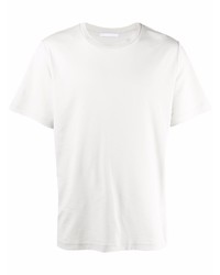 graues T-Shirt mit einem Rundhalsausschnitt von Helmut Lang