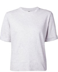 graues T-Shirt mit einem Rundhalsausschnitt von Hope