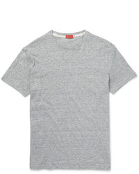graues T-Shirt mit einem Rundhalsausschnitt von Isaia