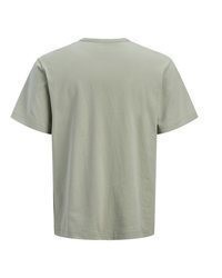 graues T-Shirt mit einem Rundhalsausschnitt von Jack & Jones