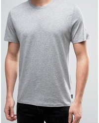 graues T-Shirt mit einem Rundhalsausschnitt von Jack and Jones