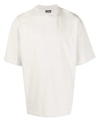 graues T-Shirt mit einem Rundhalsausschnitt von Jacquemus