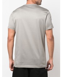 graues T-Shirt mit einem Rundhalsausschnitt von Low Brand