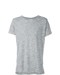 graues T-Shirt mit einem Rundhalsausschnitt von John Elliott