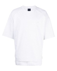 graues T-Shirt mit einem Rundhalsausschnitt von Juun.J