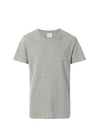 graues T-Shirt mit einem Rundhalsausschnitt von Kent & Curwen