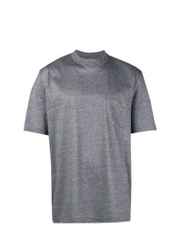 graues T-Shirt mit einem Rundhalsausschnitt von Lanvin