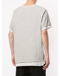 graues T-Shirt mit einem Rundhalsausschnitt von Carpe Diem