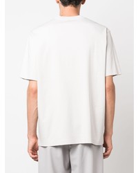 graues T-Shirt mit einem Rundhalsausschnitt von Lanvin
