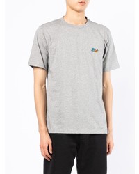 graues T-Shirt mit einem Rundhalsausschnitt von Paul Smith