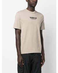 graues T-Shirt mit einem Rundhalsausschnitt von Barbour International