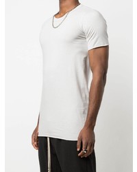 graues T-Shirt mit einem Rundhalsausschnitt von Rick Owens