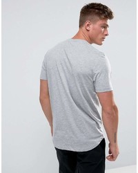 graues T-Shirt mit einem Rundhalsausschnitt von Asos