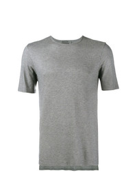 graues T-Shirt mit einem Rundhalsausschnitt von Lot78