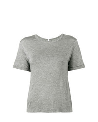 graues T-Shirt mit einem Rundhalsausschnitt von Lot78
